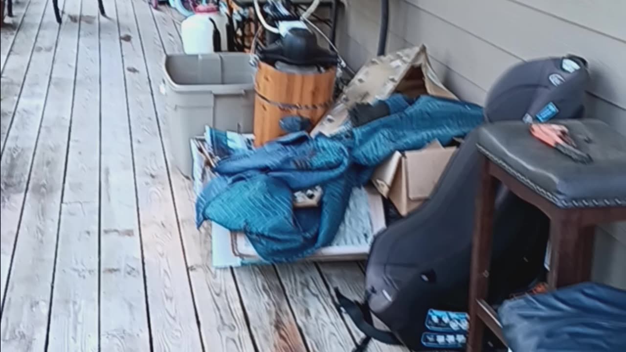 Back Porch Before Cleaning