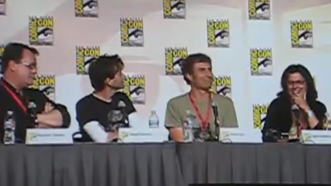 Doctor Who panel at Comic Con 2009 Part X- stealing & John Barrowman