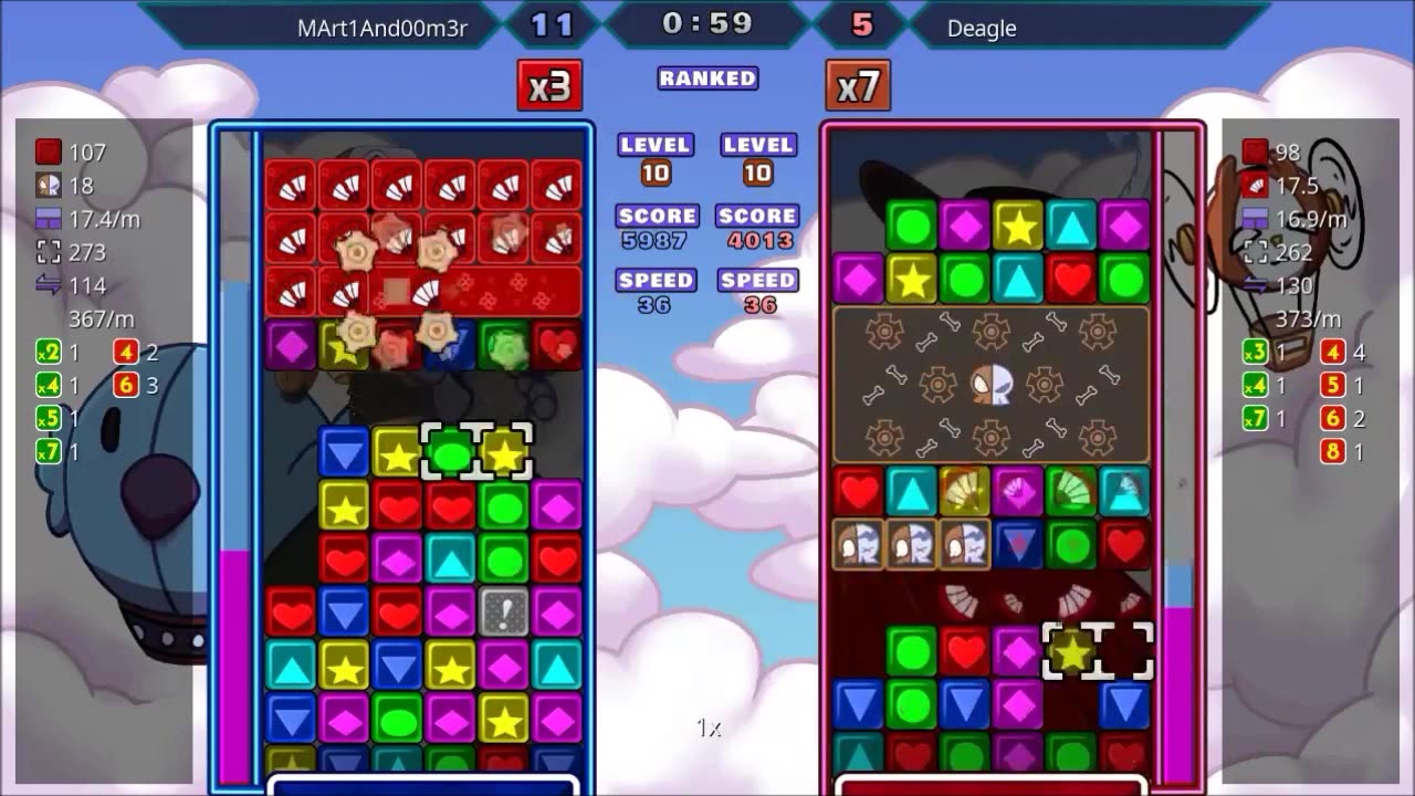 Panel Attack 2-Player (12-10-2025): MArt1And00m3r vs. Deagle.