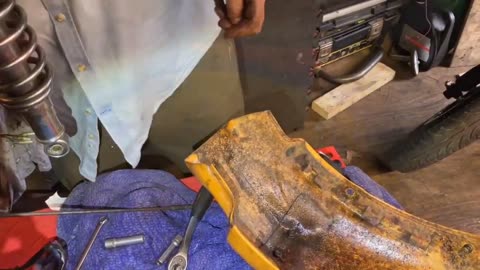 Yamaha XV535 Virago – Rebuild Series (Part 3) Rear Mudguard Removal