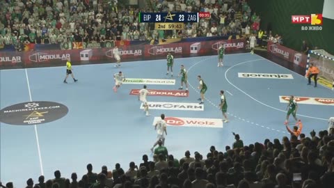 Last minute of Eurofarm Pelister vs Zagreb (EHF Champions League)