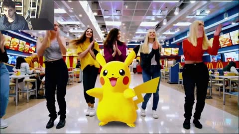 Outtake #1,224 Of Pikachu The Pokemon Dancing With Women At A McDonald's Restaurant Fake Funny Video