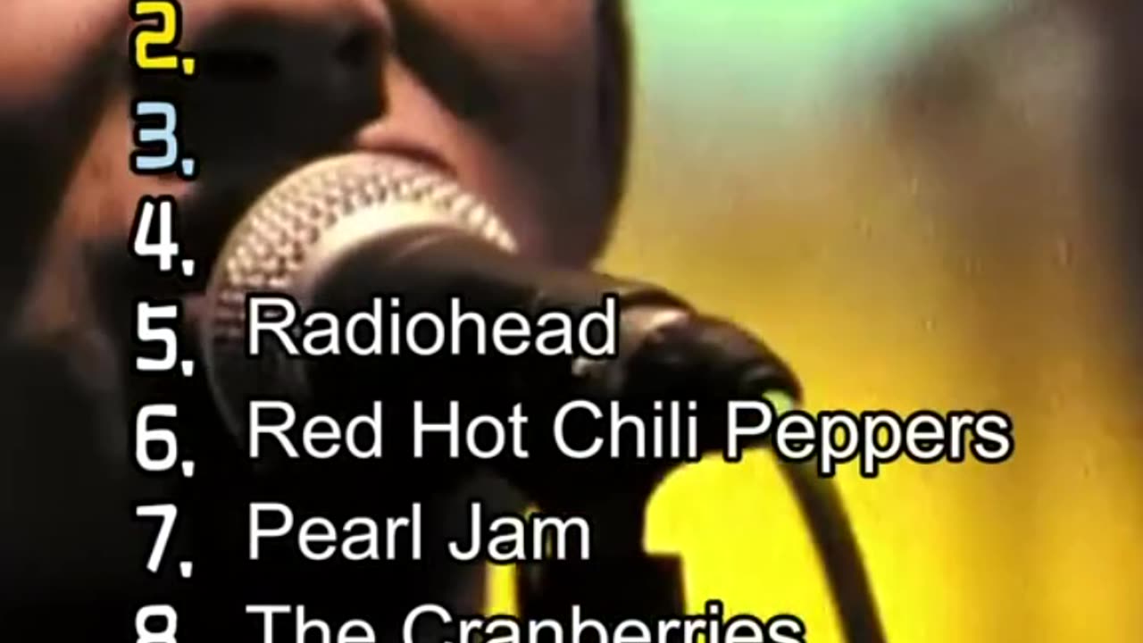 Top 10 bands of the 90's