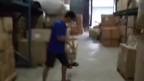 Warehouse Cleaning Part 1 – The Chaos Begins 😅