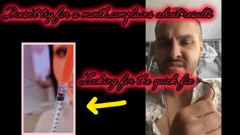 Doesn't try for a month......complains about results