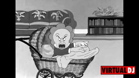 Bugs Bunny & Elmer J. Fudd - Easter Yeggs (Black And White Version)