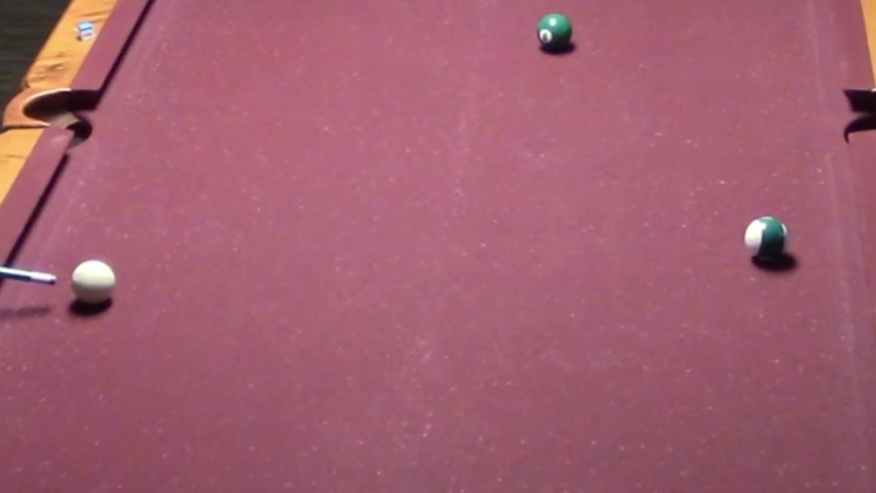 SIDE POCKET BANK SHOT!