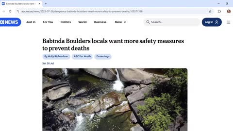 ABC story on a Devil's Pool has a Satan, a God and is a warning for local Luciferians