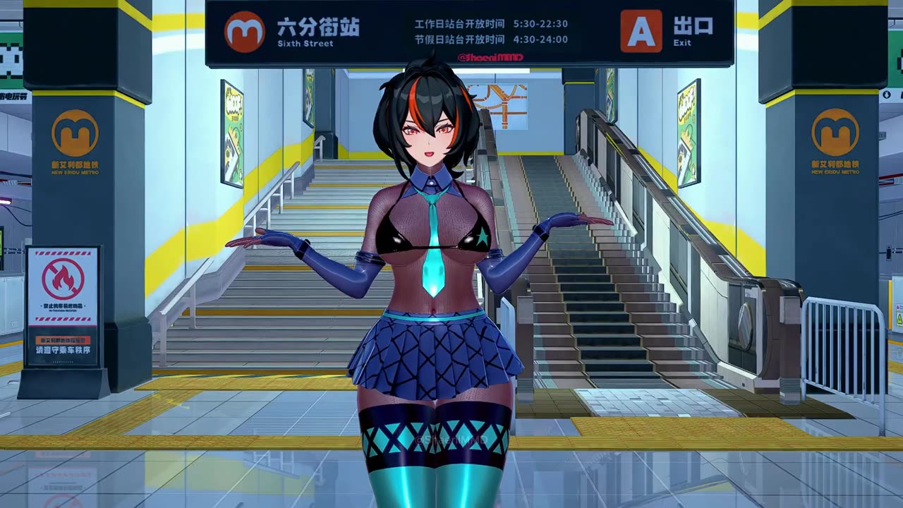 Zhuyuan Zenless Zone Zero MMD / APT #zzzero #rosie #aiart