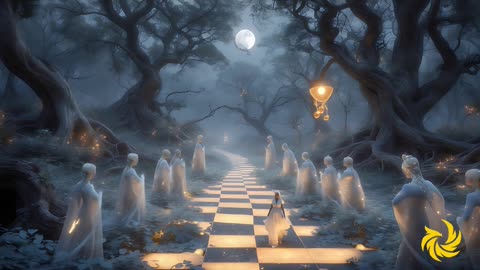 Moonlit Pawn: The Rite upon the Glowing Board.