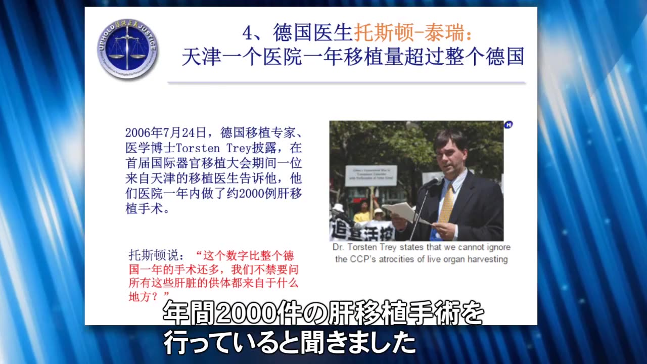 中国の臓器狩り