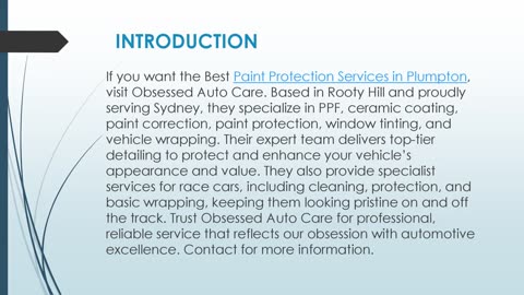 Best Paint Protection Services in Plumpton