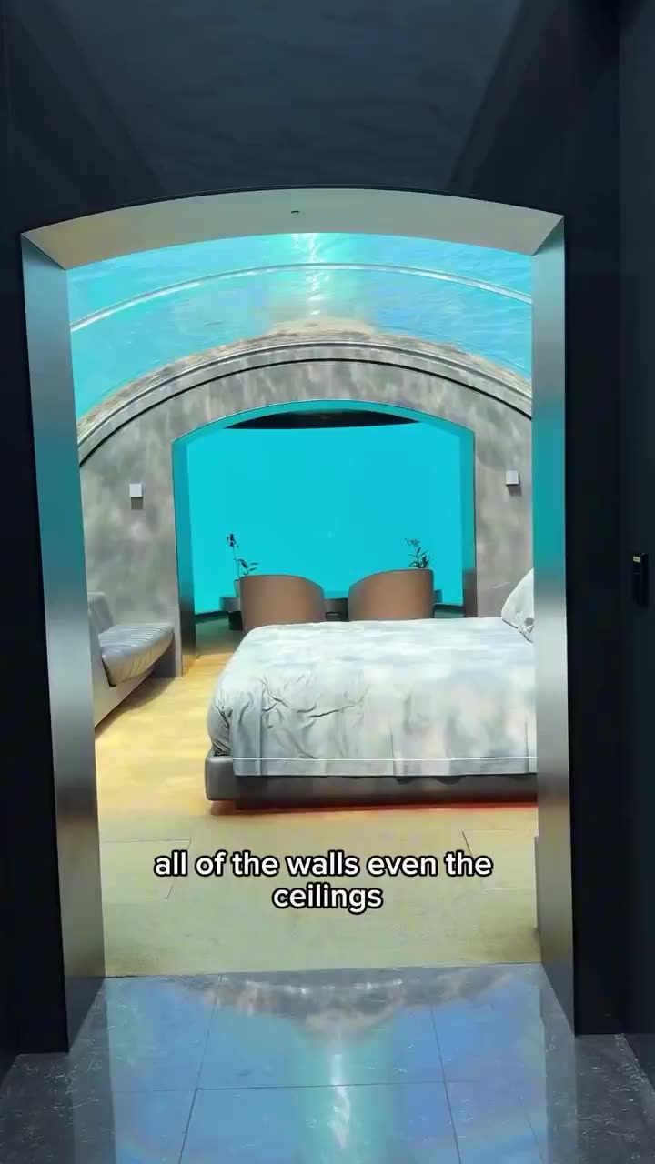 The world’s most expensive underwater hotel room.