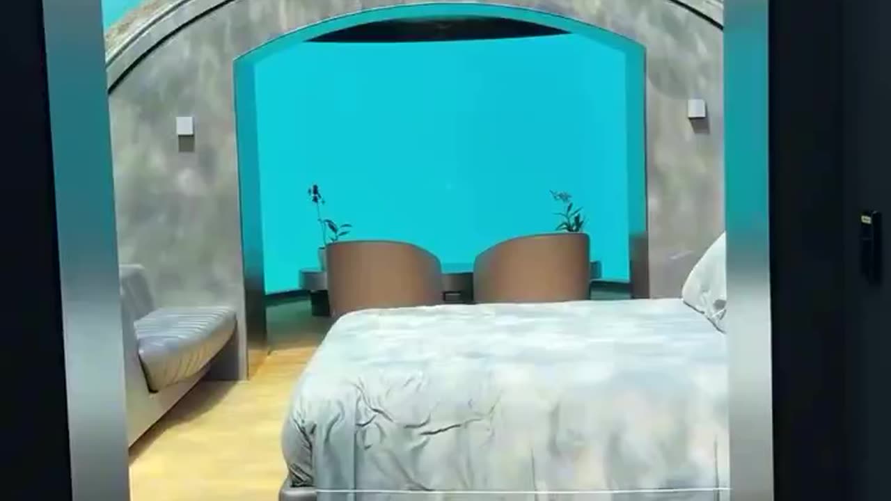 The world’s most expensive underwater hotel room.