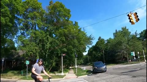 Bicyclist wants us to leave