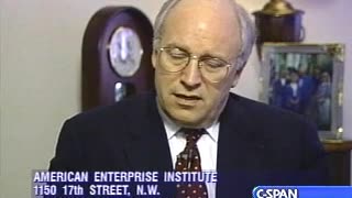 1994 Clip of a C-SPAN Interview with Dick Cheney