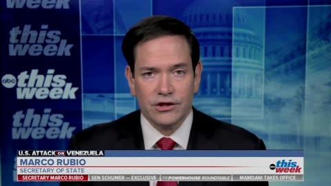 Marco Rubio Lays Out How Trump Admin Will Gauge Venezuelan Cooperation