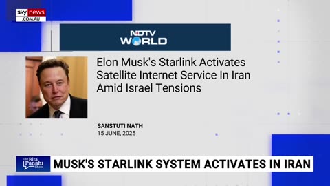 Elon Musk activates Starlink over Iran after regime imposes nationwide internet restrictions