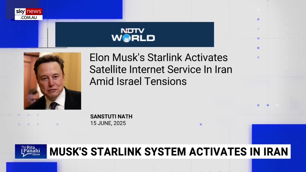 Elon Musk activates Starlink over Iran after regime imposes nationwide internet restrictions