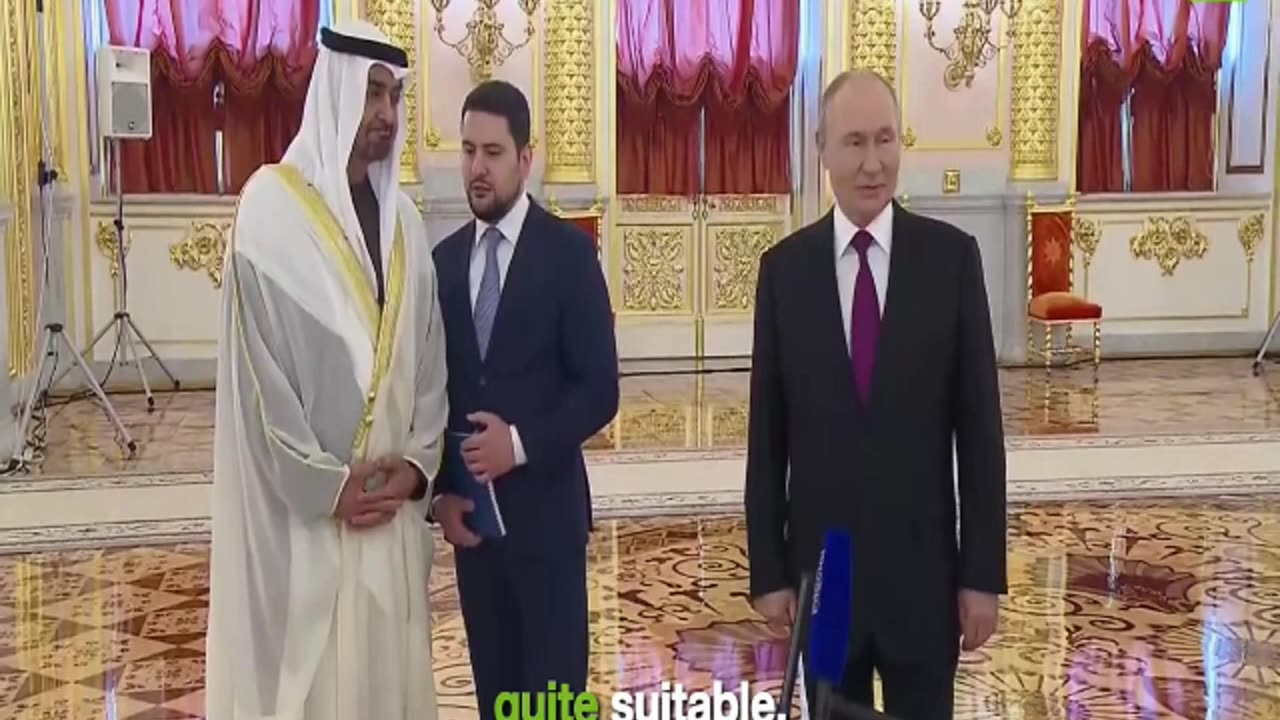 Mohamed bin Zayed Al Nahyan, EAU, em Moscovo