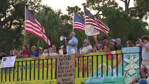 Pensacola vigil for Charlie Kirk marred by mural defacing, fight, pepper spray incident