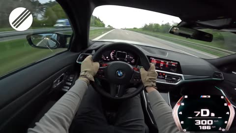 BMW M3 G80 XDrive 720HP STAGE 1+ INFINITAS TEST DRIVE ON GERMAN AUTOBAHN