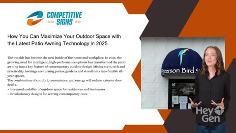 How You Can Maximize Your Outdoor Space with the Latest Patio Awning Technology in 2025
