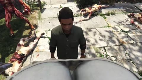 Lamar Flirts With Lady D and It Doesn't End Well - GTA 5