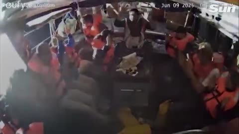 The Final moments Freedom Flotilla Kidnapped by the Isrealis