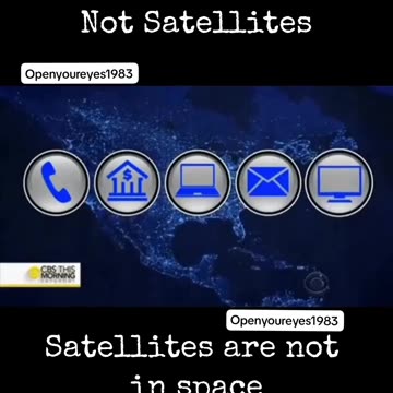 SATELLITES IN SPACE IS FAKE