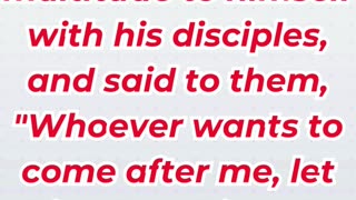 “The Cost of Following Jesus” Mark 8:34. #shortvideo #youtubeshorts #ytshorts #reels #shorts #yt