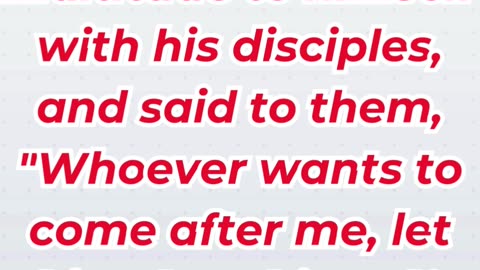 “The Cost of Following Jesus” Mark 8:34. #shortvideo #youtubeshorts #ytshorts #reels #shorts #yt