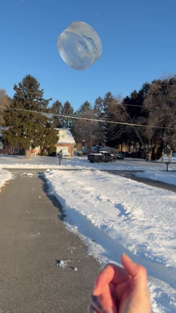 Driveway Ice Disk Smash