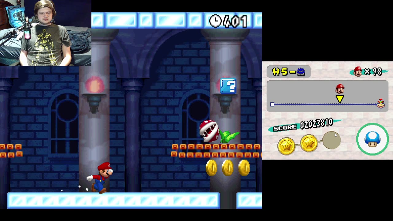 New Super Mario Bros. - World 5 Adventure! ❄️ Ice Levels & Boss Battles!