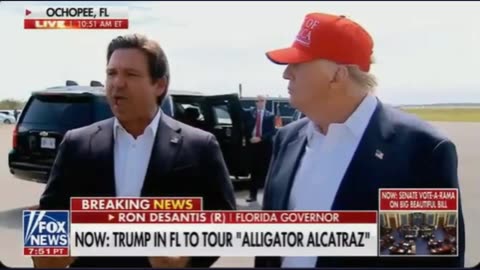 PRESIDENT TRUMP AT ALLIGATOR ALCATRAZ!!!🐊