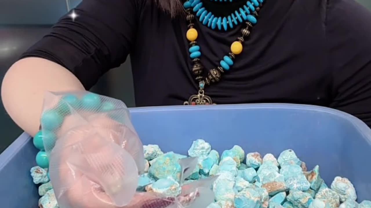 250522-7 The Original Turquoise Rough: Magic Crystal Ball Hidden in Stone