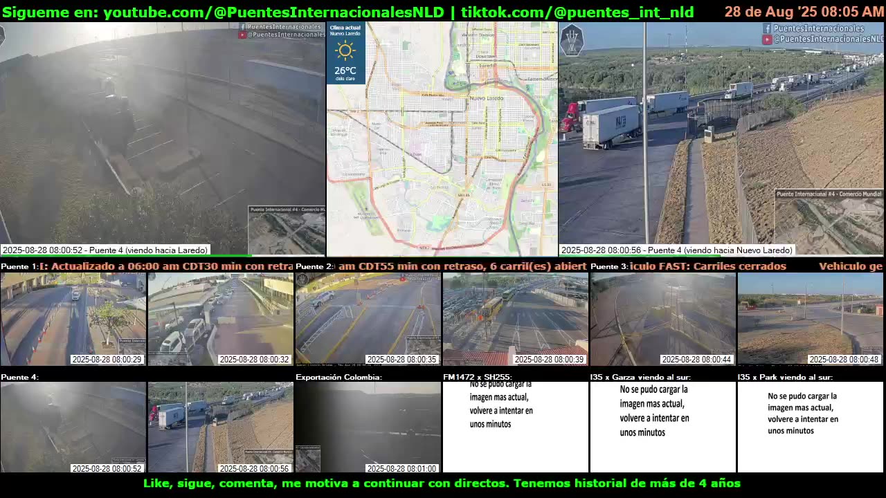 Puentes Internacionales NLD (Youtube / TikTok)