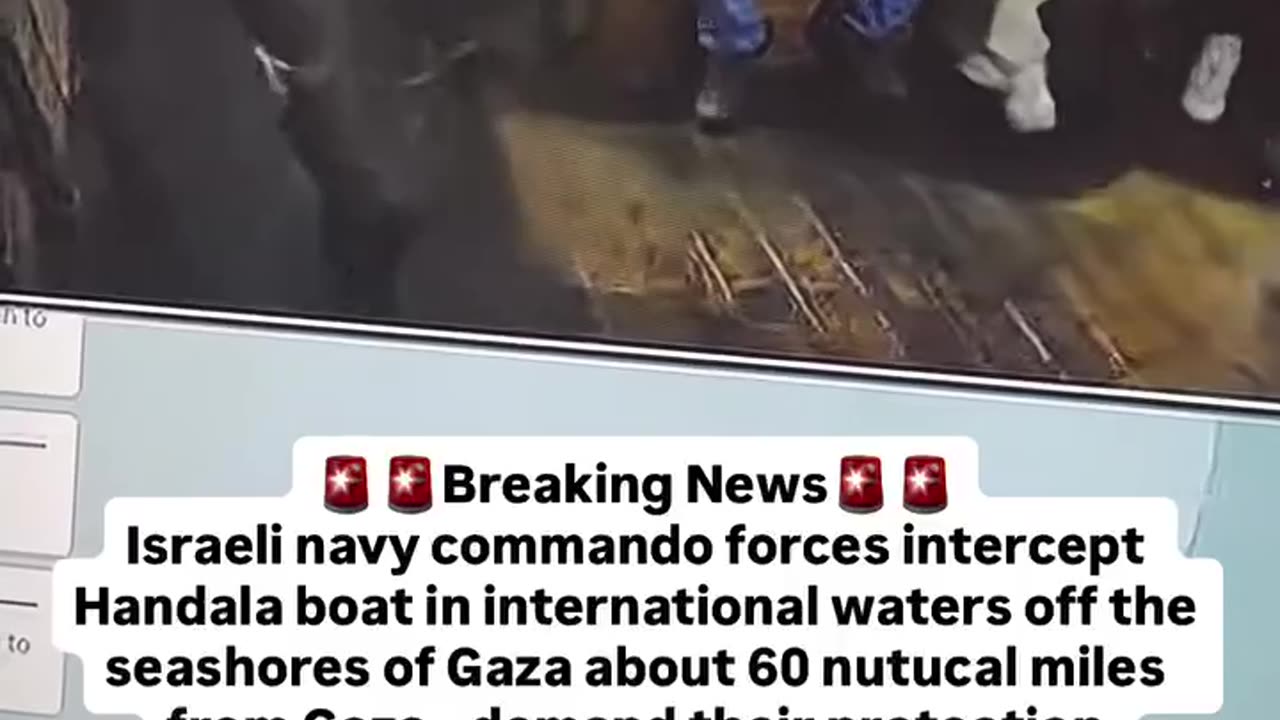 2SOS! The crew on 'Handala' have been kidnapped by Israeli forces.