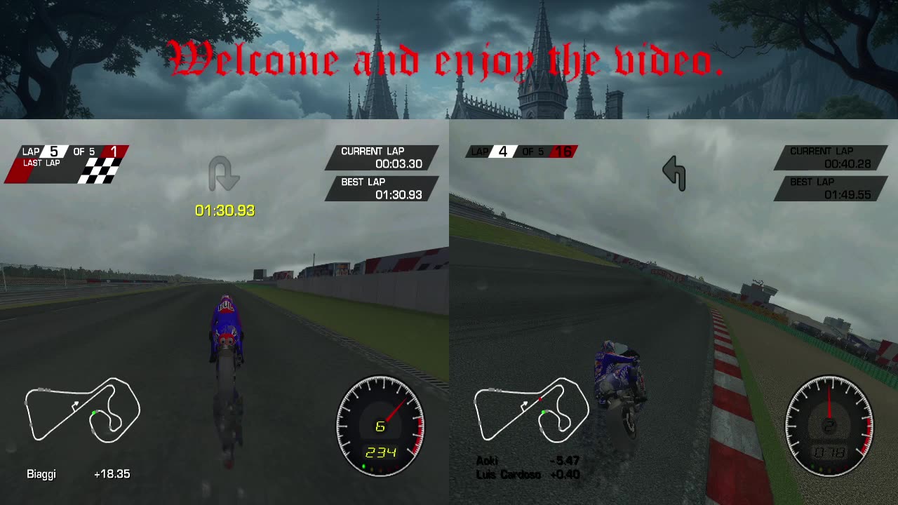 MotoGP (2002) HULT vs GZ gameplay part 7