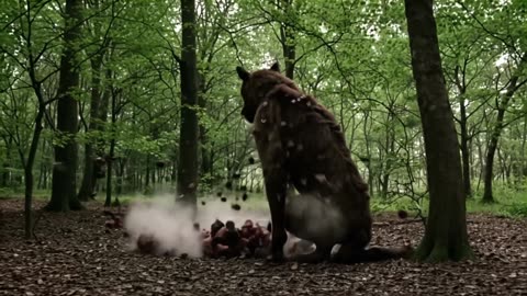 WOLF GETS THE SHORT END OF THE SHIT