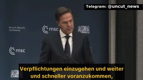 The US-led NATO chief Rutte calls on Europe to be prepared for a war “like our grandparents and great-grandparents had to endure”.