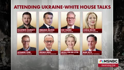 Joe: Zelenskyy leads an invigorated Europe into the White House today.