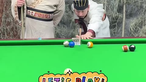 Funny billiard prank