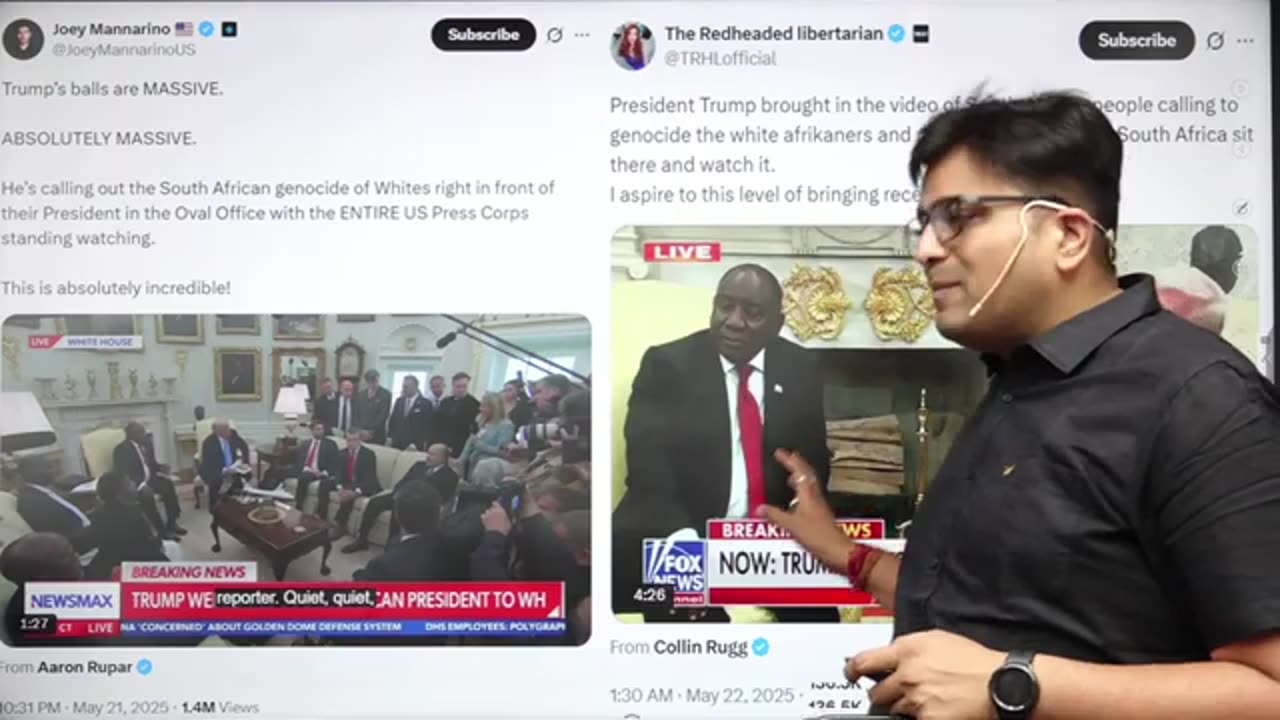 Trump Confronts Ramaphosa with ‘White Genocide’ Claim | What Really Happened? | By Ankit Sir