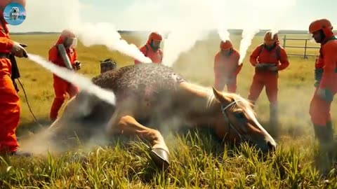 Viral: Rescue Story: Rescuing a Horse from a Swarm of Angry Bees