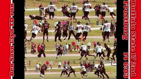 Prototype 468: Frostburg's Ben Sasu 13yd TD run vs Buffalo State
