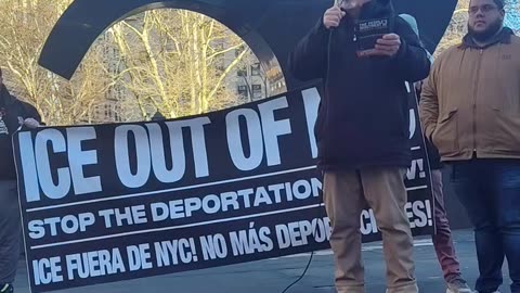 Protest against "killer" Kristi Noem and ICE.