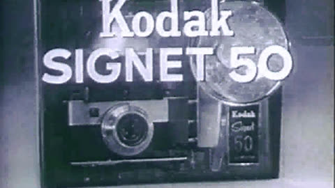 Commercial - Kodak Signet 50 Camera w Ozzie Nelson
