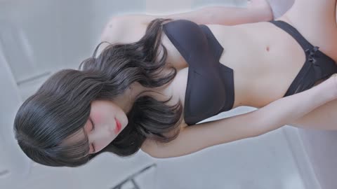 4K 세로룩북 바로 1박2일 여행 가고싶은 여친룩 ️ Underwear lingerie 란제리 Lookbook 스타킹 언더웨어 직캠 레전드 모델 희솔
