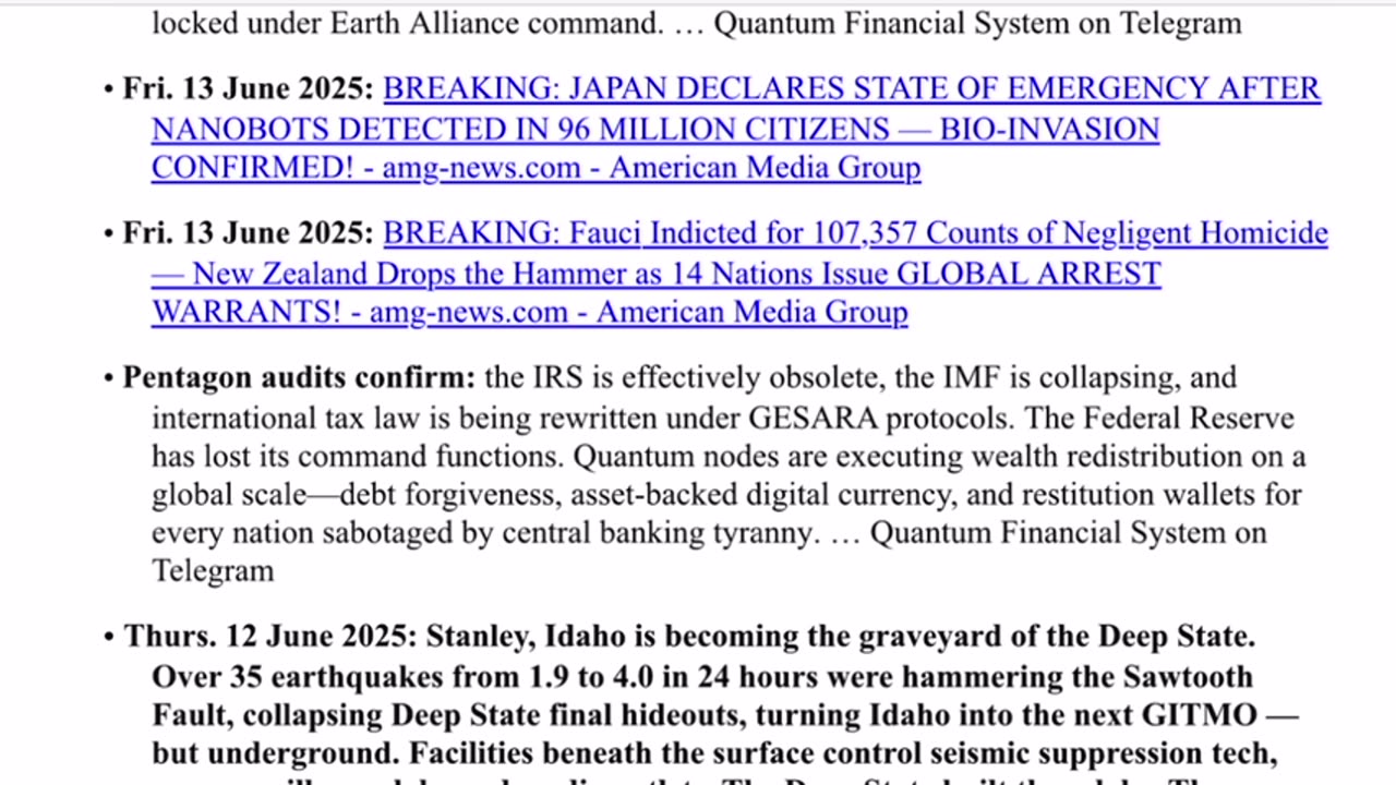WTPN SITUATION UPDATE FEATURING RESTORED REPUBLIC 6-14-25